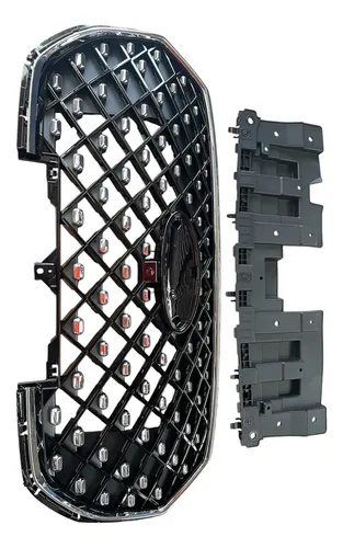 Kit Completo Parrilla De Radiador Tiggo 8 Pro Negra Brillante