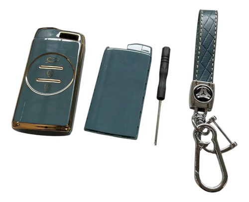[MLM5845366934] Funda Para Llave Chirey Tiggo 2 / 4 / 7 Pro Azul