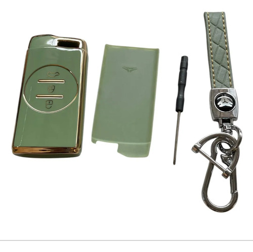 [MLM5845339020] Funda Para Llave Chirey Tiggo 2 / 4 / 7 Pro Verde