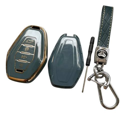 [MLM5845158060] Funda Para Llave Jetour X70 X90 Azul