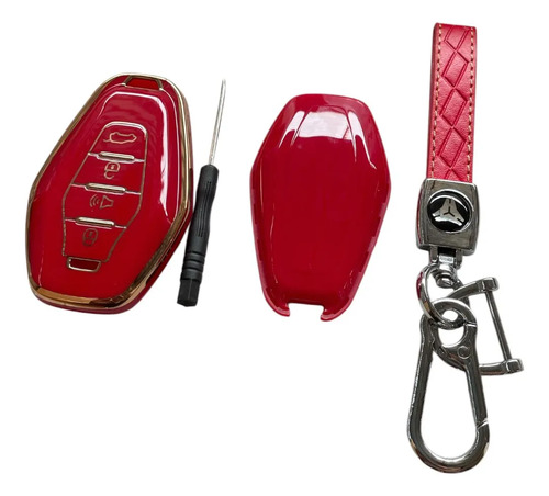 [MLM3215706933] Funda Para Llave Jetour X70 X90 Rojo
