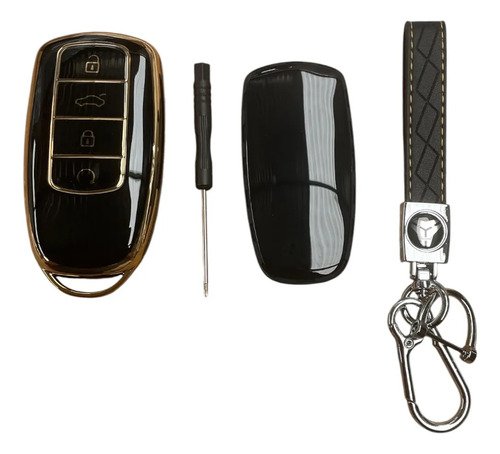 [MLM3213982345] Funda Para Llave Chirey Negra C5/05/gt/tiggo8/jaecoo 7 Y 8