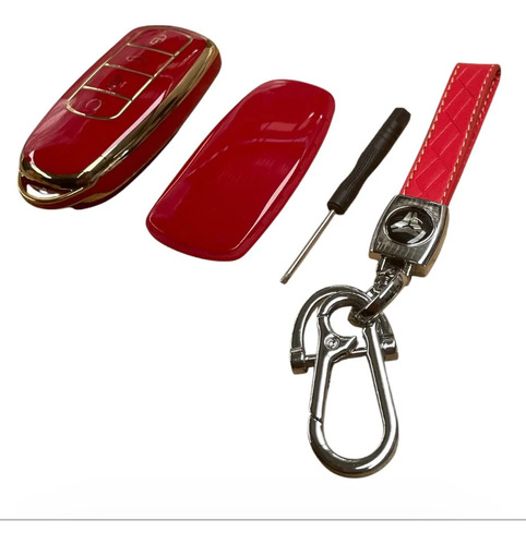 [MLM3213957163] Funda Para Llave Rojo Chirey C5/05/gt/tiggo8/jaecoo 7 Y 8