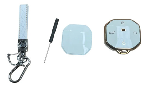 [MLM3215478651] Funda Para Llave Jetour T1 T2 Blanco
