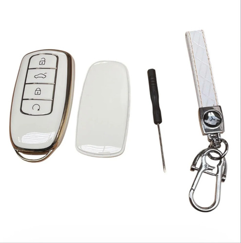 [MLM3213984563] Funda Para Llave Blanco Chirey C5/05/gt/tiggo8/jaecoo 7 Y 8