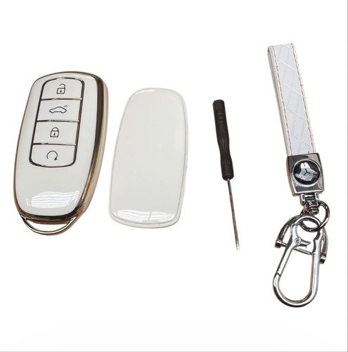 [MLM3213984563] Funda Para Llave Blanco Chirey C5/05/gt/tiggo8/jaecoo 7 Y 8