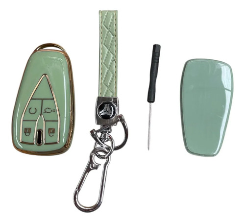 [MLM5855637464] Funda Para Llave Changan Eado Plus/ Idd/cs35/55 Plus Verde