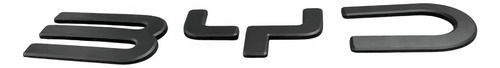 Emblema De Letras Frontal Byd Shark Negro Mate