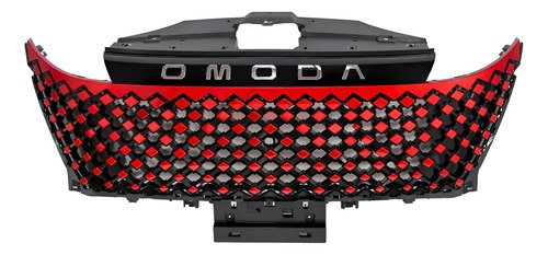[MLM3548176817] Parrilla Frontal Para  Omoda C5 2025/2026 Negro/rojo Brillante
