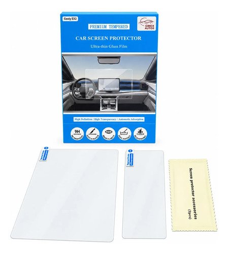 [MLM6361718006] Protector De Pantalla Geely Ex2 14.6  + 8.8  Transparente