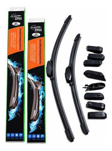 [MLM3631563737] Pluma Limpiaparabrisas  Para Nissan March Negro 22/16