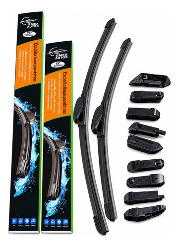 Pluma Limpiaparabrisas  Para Volkswagen Jetta A7 Negro 24/19