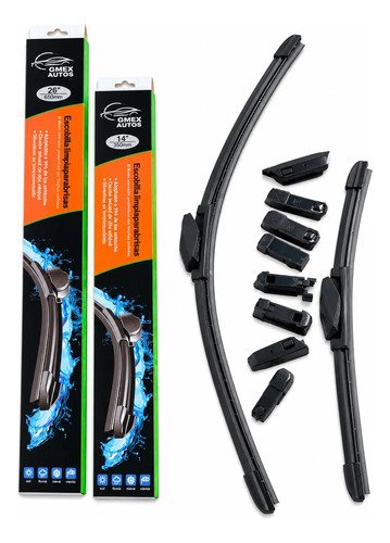 [MLM6395200098] Pluma Limpiaparabrisas  Para Chevrolet Trax Negro