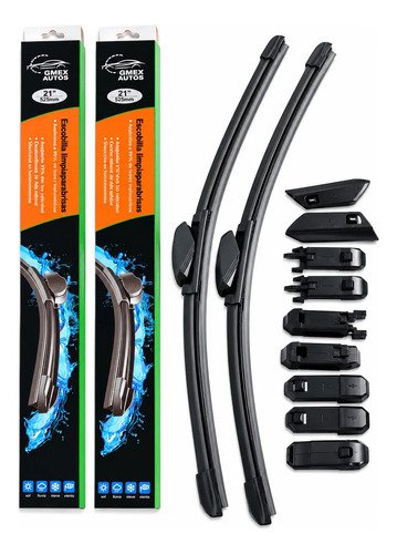 [MLM6395216438] Pluma Limpiaparabrisas  Para Toyota  Tacoma Negro 21/21