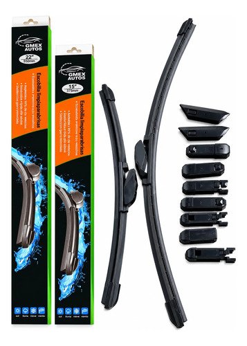 Pluma Limpiaparabrisas  Para Cherrolet Spark Classic Negro 22/15