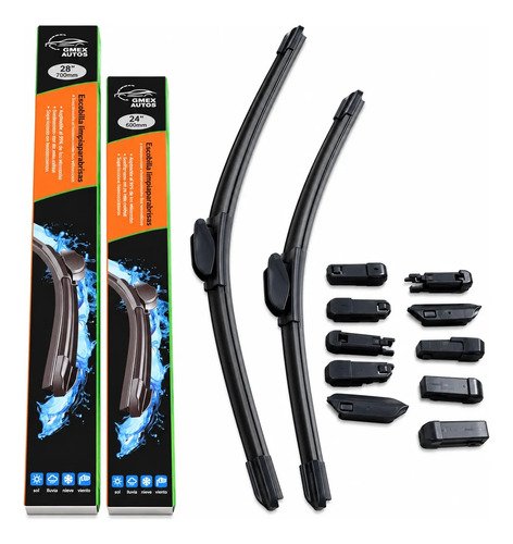 [MLM6402569682] Pluma Limpiaparabrisas  Para Chevrolet Cruze Negro