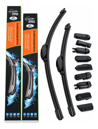 Pluma Limpiaparabrisas  Para Chevrolet Malibú Negro