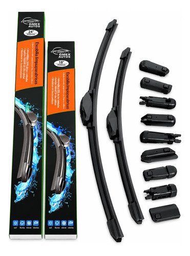 Pluma Limpiaparabrisas Para Toyota Tacoma Negro