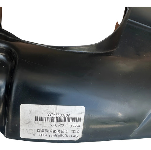 [MLM3833039024] Protector De Rueda  Trasera  Chirey Tiggo7 Negro Izquierda