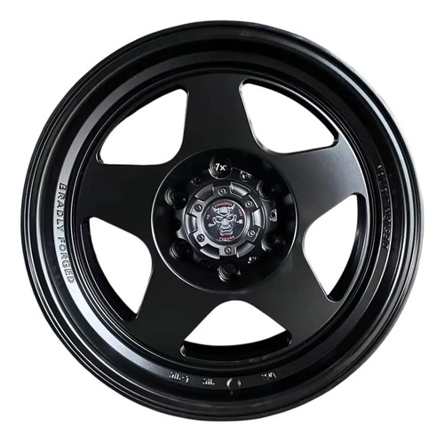 [MLM2377404957] Juego De 4 Rin 18*9.0j 6x139.7 Et:0 Negro Matte Negro