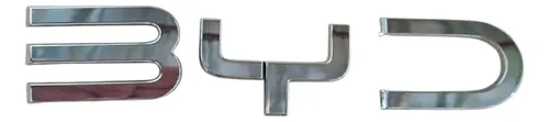 [MLM4715855458] Logo De Letras Frontal Byd Dolphin Mini Plateado