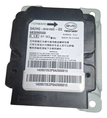Modulo Srs Airbag Byd Song Pro