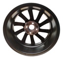 4 Pack Rin 15x5.5  4 /100 Et 43 Cb 73.1 Negro Matte Negro Mate