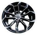 Juego De Rin 18*8.5j 5/112 Aluminium Alloy Black Machine Negro