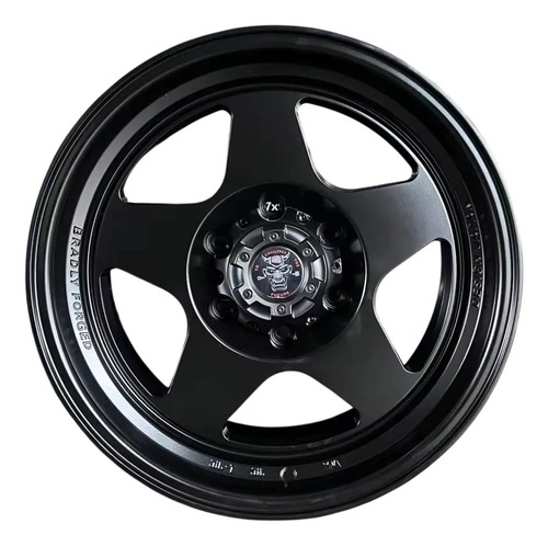[MLM5004758204] Juego De 4 Rin 18*9.0j 6x139.7 Et:0 Negro Matte Negro