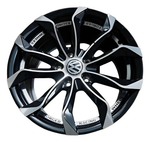 [MLM4014673556] Juego De Rin 18*8.5j 5/112 Aluminium Alloy Black Machine Negro