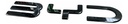 Emblema De Letras Frontal Byd Shark Negro Brilloso
